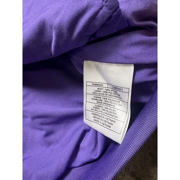 2007 Nike Air Purple Zip Up Satin Jacket Men’s L Rare Vintage - Picture 8 of 13